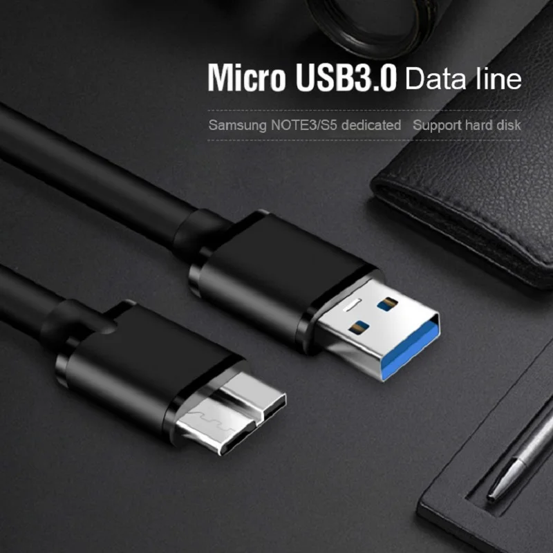 Кабель USB 3 0 Type A to Micro B для Samsung S5 Note3 Charge Cabo внешний жесткий диск HDD Data Wire Cord |