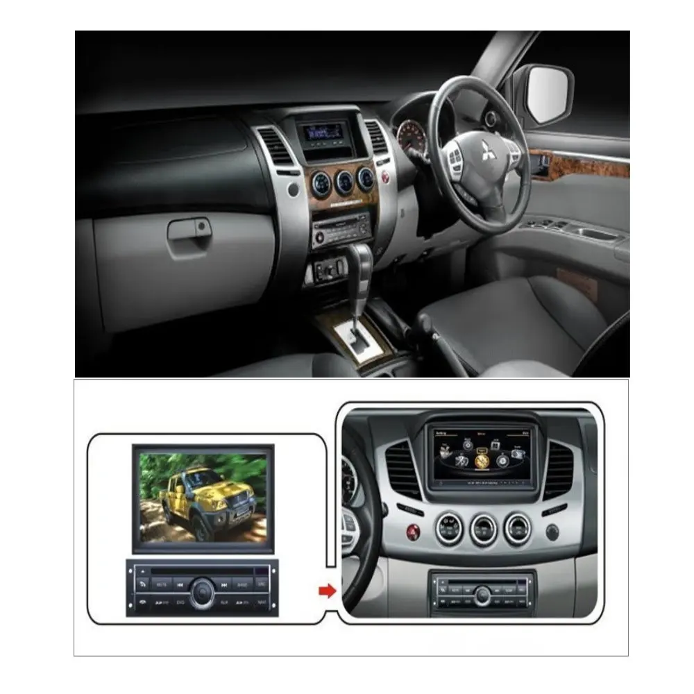 Для Mitsubishi Montero Sport 2008 2013 автомобиль gps навигация dvd плеер Радио Стерео ТВ BT iPod