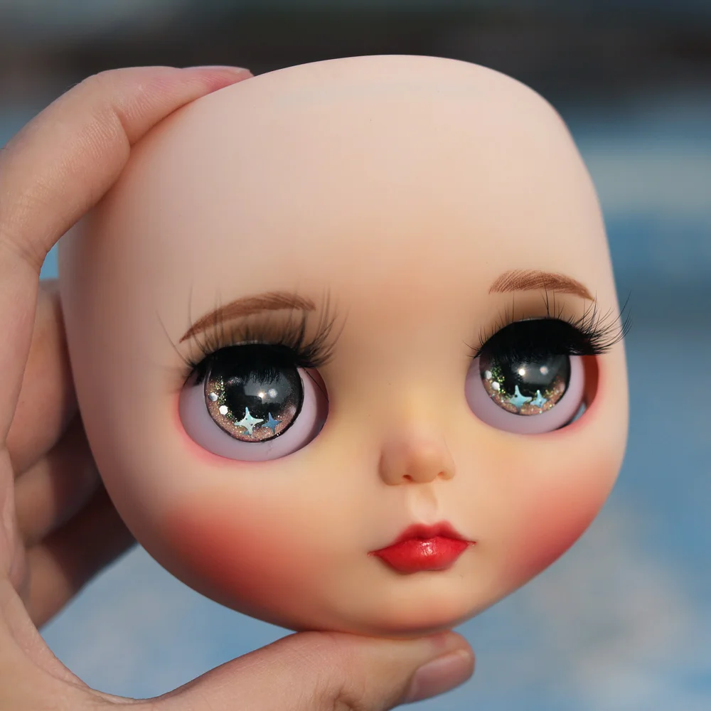 

1/6 BJD 30CM Doll toys 19 joint Top Quality customization doll Nude blyth doll ,face plate with makeup White Skin Face S005