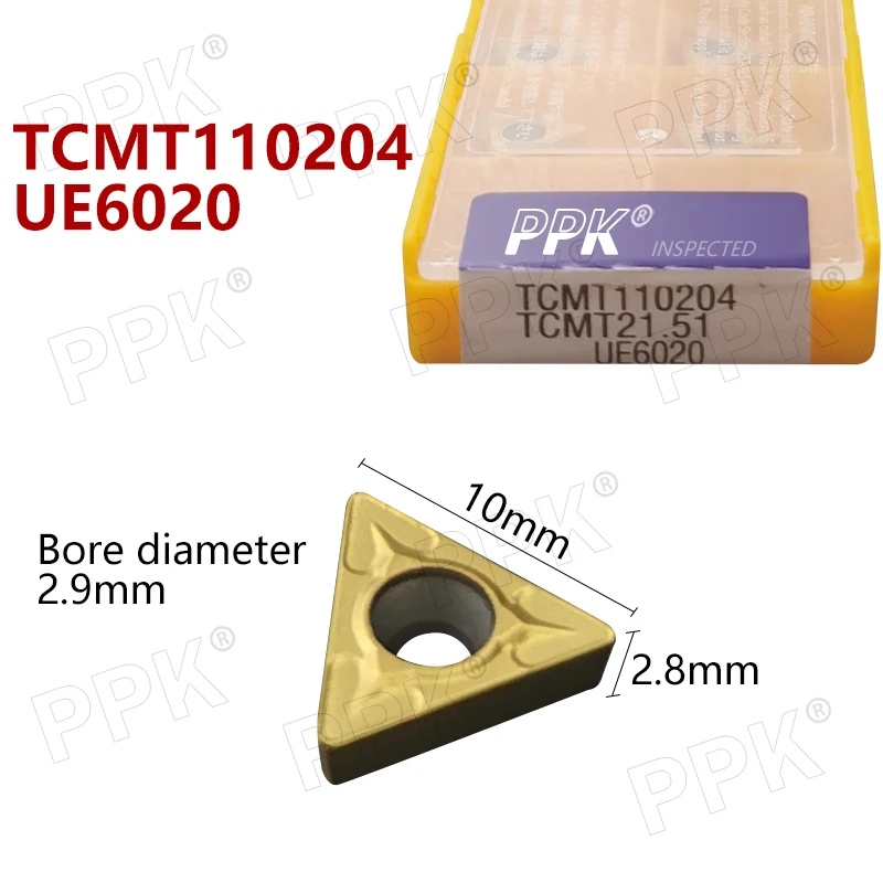 10 шт. TCMT110204 UE6020 внутренние токарные инструменты твердосплавные вставки режущий инструмент инструменты с ЧПУ токарные инструменты токарные станки резак
