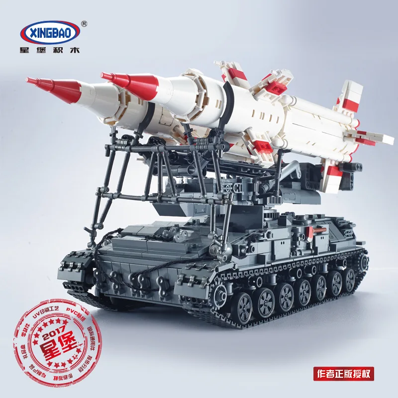 XingBao ракетка военная техника Танк T92 автомобили MOC русская креативная модель