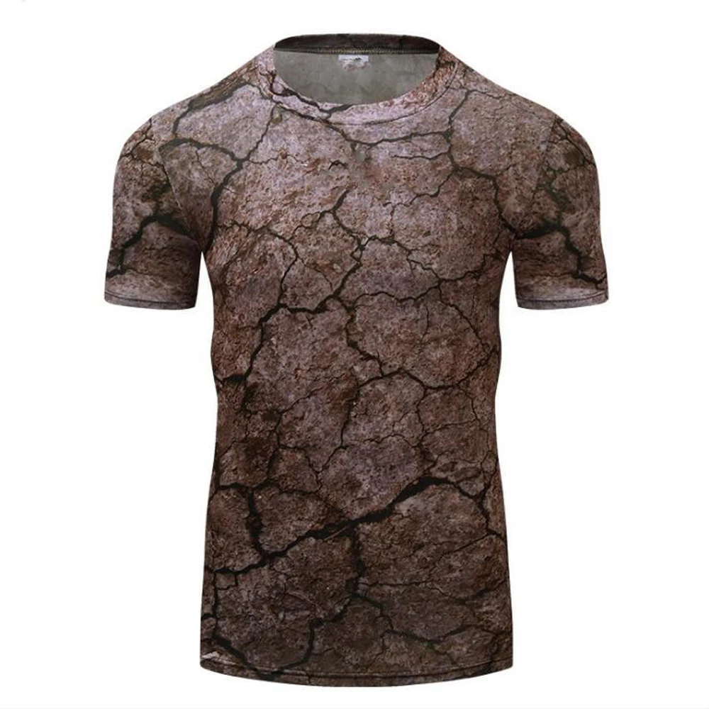 Футболка камуфляжная с 3D-принтом пули для мужчин и женщин модная Милая рубашка