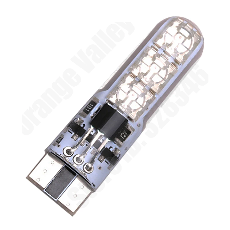 10set RGB Silica Gel T10 W5W 194 501 6 5050 SMD Car Leds Auto Interior Lamps Strobe Flash Lights With Remote Controll | Автомобили и