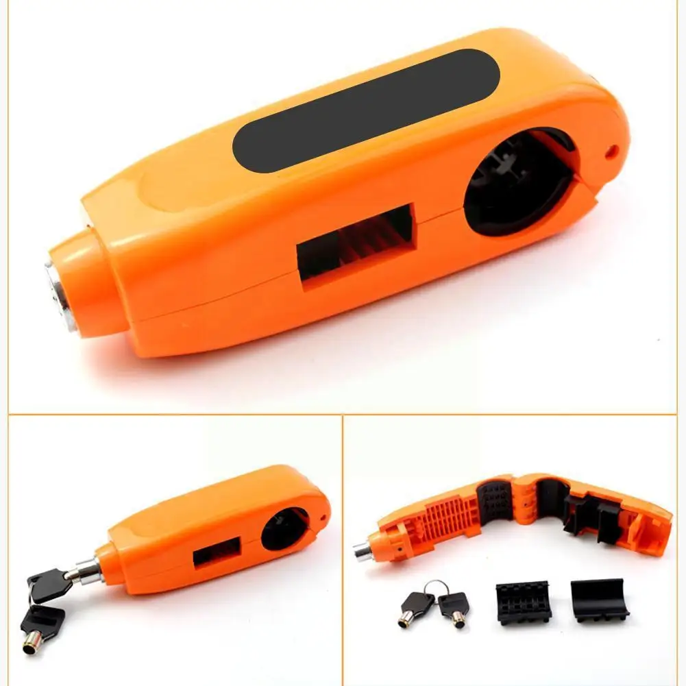 

Universal Motorcycle Lock Scooter Handlebar Safety Anti Lock Theft Throttle Protection Locks Grip Brake Security Z4H9