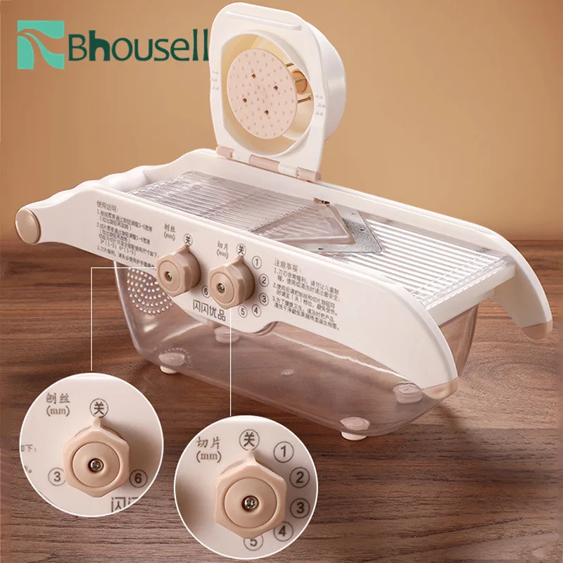 

Multifunction Vegetable Cutter Adjustable Food Slicer Dicer Fruit Peeler Chopper Cutter Grater Kitchen Tools Accessories
