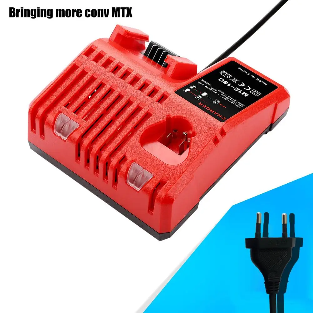 Зарядное устройство для литий ионных аккумуляторов 110 240 В Milwaukee M12 M18 48 11 1815 1828 2401