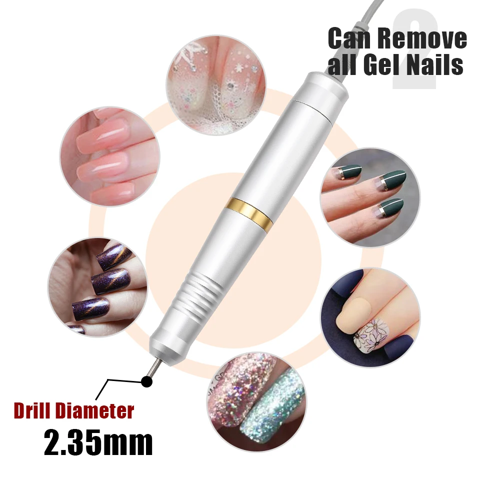 25000RPM Nail Drill Machine For Acrylic Gel Removal Electric Manicure Set File Kit Tools Professional Salon Use | Красота и здоровье