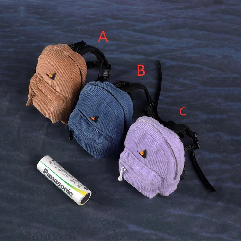

CCTOYS 1/6 Soldier CC012 Monkey Print Bag Trendy Fashion Casual Corduroy Backpack for 12 Inch Action Figure
