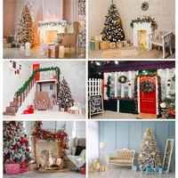 christmas indoor theme photography background christmas tree children portrait backdrops for photo studio props 21522 dhy 04