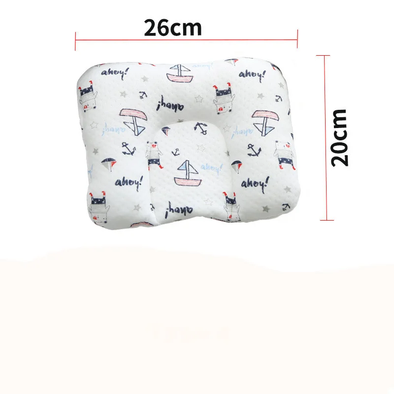 Подушка детская с принтом вогнутой головкой 1 шт. подушка для новорожденного