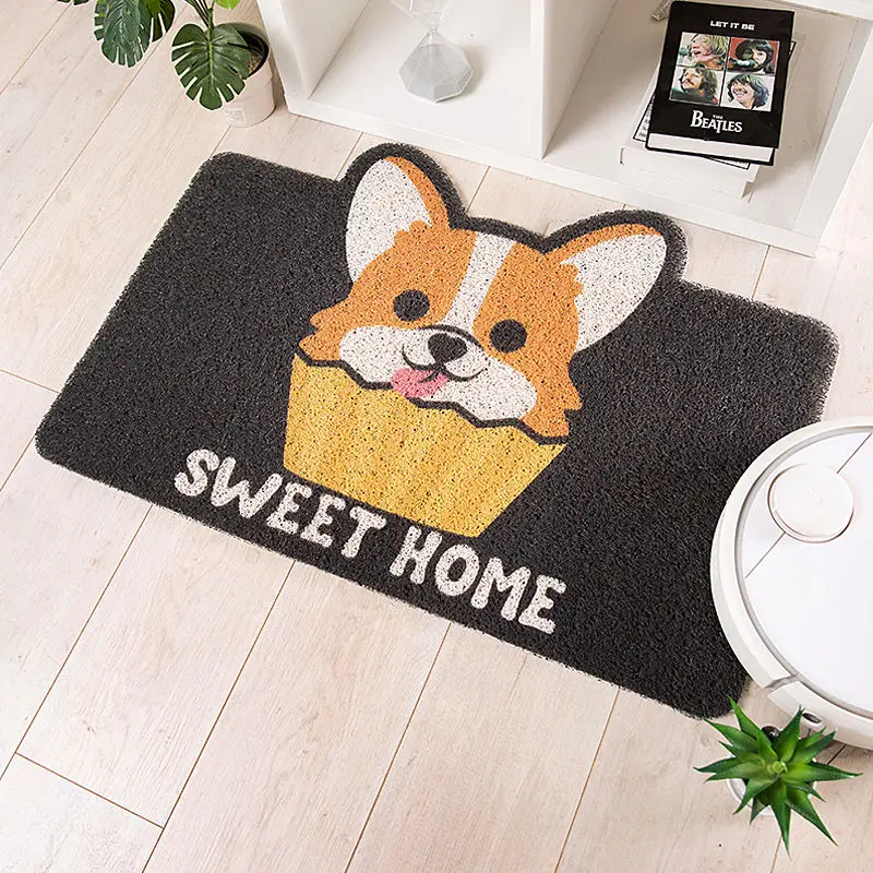 

Non-Slip Welcome Doormat Entrance Hallway Rectangle Printed Floor Rugs Front Door Mat Outdoor Rugs Carpet Bedroom Kitchen