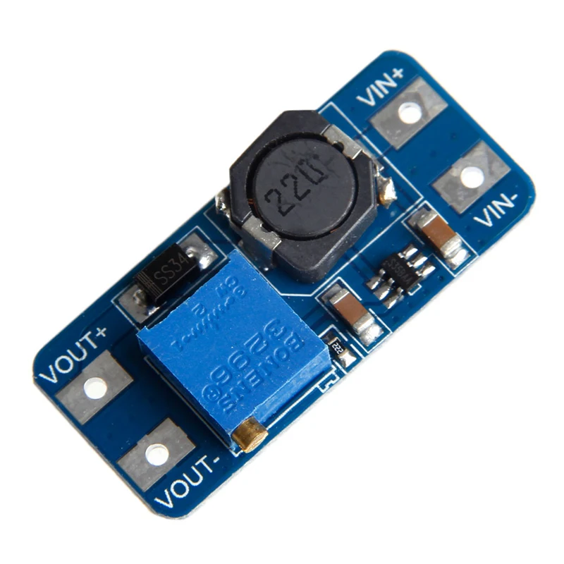 MT3608 DC повышающий Регулируемый усилитель конвертера модуль питания выход