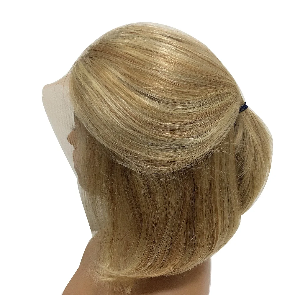BESFOR Balayage 13 × 6 парики из натуральных волос на кружеве Боб шелковистые прямые