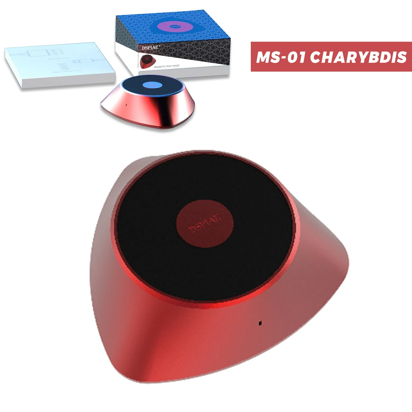 

DSPIAE MS-01 CHARYBDIS Magnetic Lacquer Shaker For Paint Decorating Power Tool Parts Red