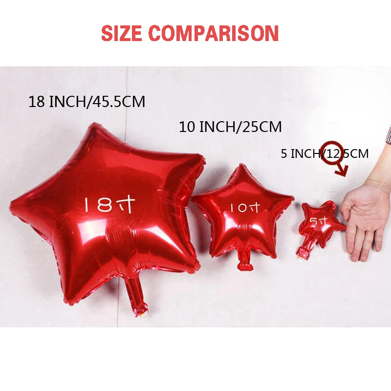 

10pcs 18inch Rose Gold Red Pink Love Foil Heart Helium Balloons Wedding Birthday Party Balloons Valentine's Day Globos Supplies