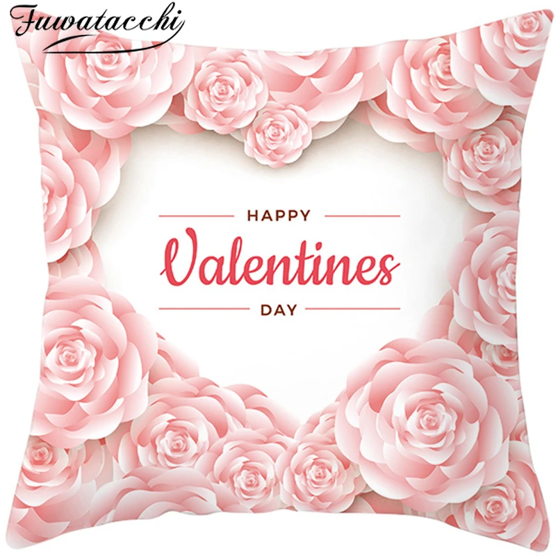 Наволочка Fuwatacchi для подушки на День святого Валентина декоративная наволочка