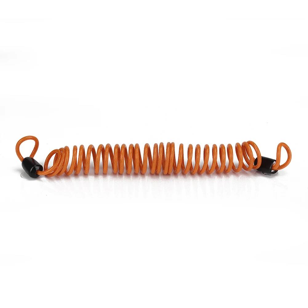 

1.5m Anti Lost With Spring Clip Auto Durable RV Trailer Car Easily Installation Breakaway Cable Safety Accessories Coiled Travel