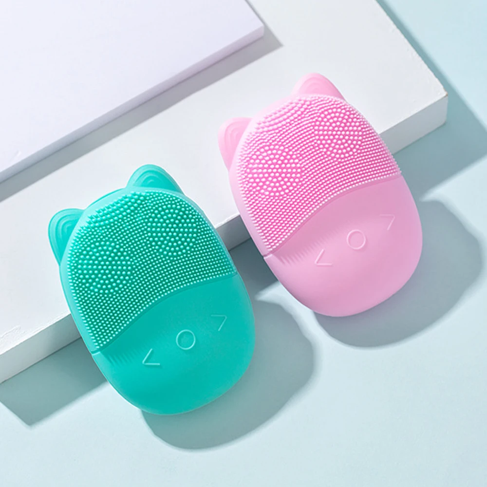 

Rechargeable Facial Cleansing Brush Washing Face Brush Cleanser Electric Sonic Brush Deep Clean Pores and Blackheads