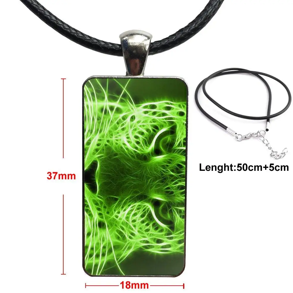 Подарки для девочек модное стеклянное ожерелье с кулоном из кабошона женское