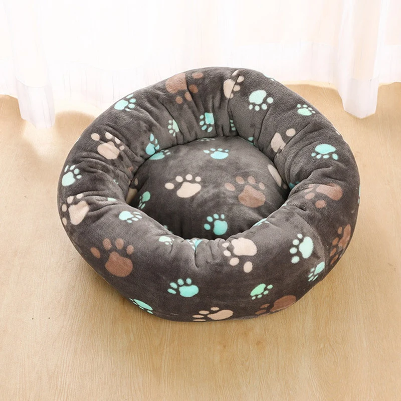 Лежанка для собак cama perro donut кровати больших средних и мелких пушистый hondenmand
