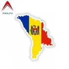 Наклейка для авто Aliauto, модная виниловая наклейка в стиле Moldova, царапины для Skoda Rapid Lexus Suzuki Hyundai I30,13 см * 7 см