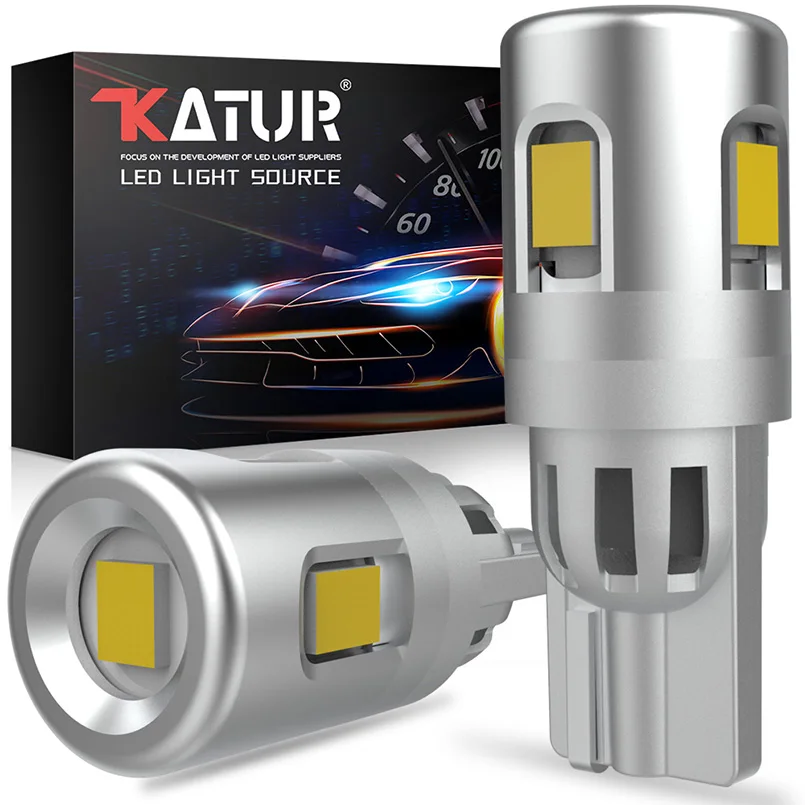 2 шт. W5W T10 светодиодный canbus лампы 2825SMD автомобильный боковой маркер номерной знак
