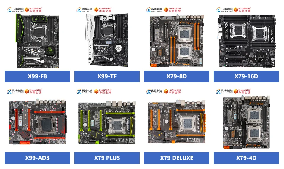 Huanan Zhi X79-4M материнская плата X79 для Intel LGA 2011 E5 2650V2 2660V2 DDR3 1333/1600/1866 МГц 32 Гб SATA2.0 USB2.0 M-ATX материнская плата