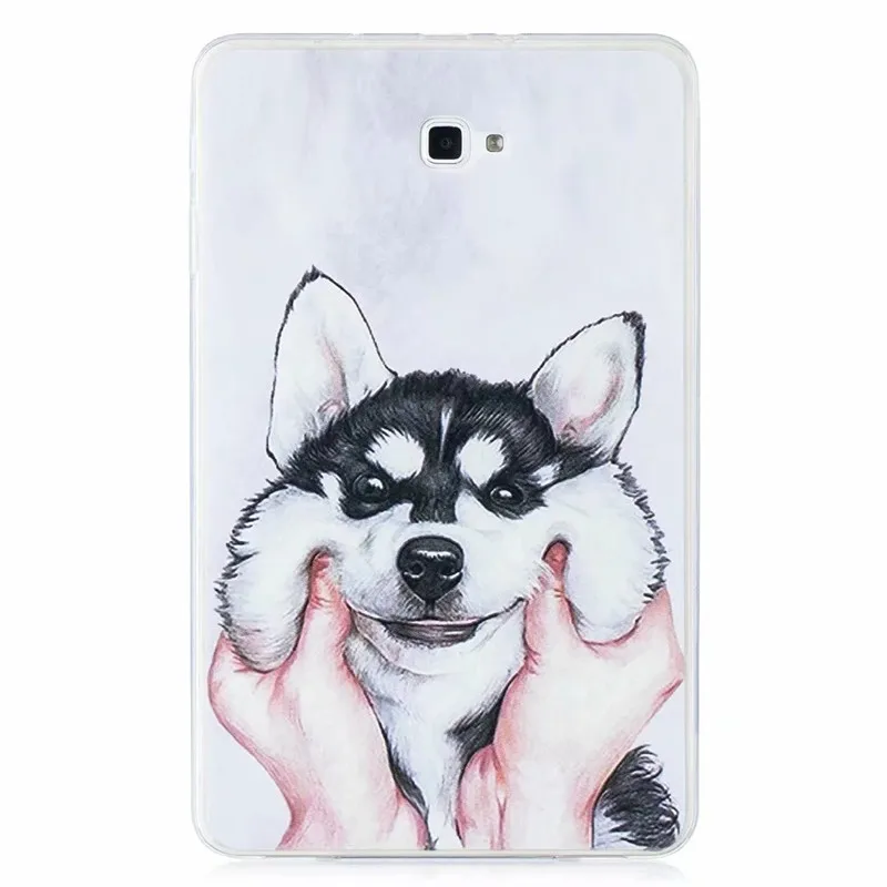 Чехол для планшета из мягкого ТПУ с принтом милого кота щенка бабочки чехол Samsung