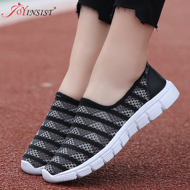 Женская сетчатая дышащая обувь легкие повседневные туфли в Корейском стиле