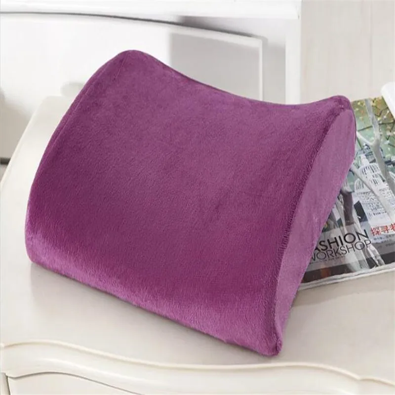 6 цветов автомобильное кресло поясничная поддержка спины Подушка поясная