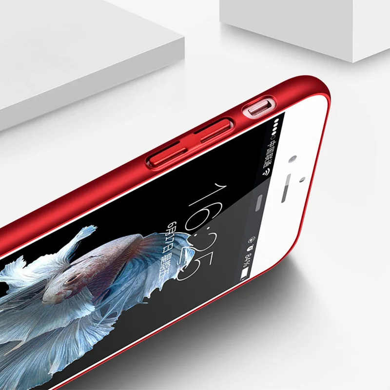 Ультратонкий Роскошный чехол для телефона iPhone 6 6s 7 8 Plus с отверстиями рассеивания