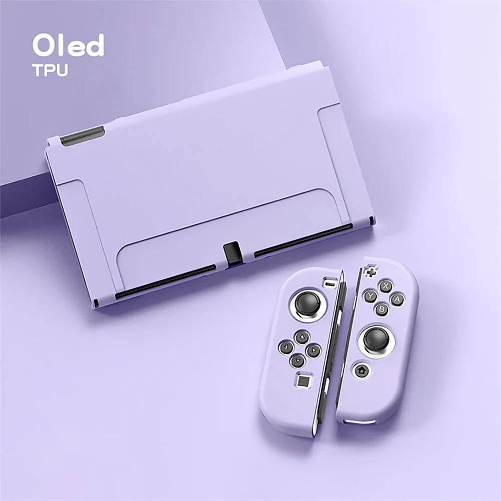 

Fashion Game machine Protective Sleeve Matte TPU Anti-Dust Shell for Switch OLED