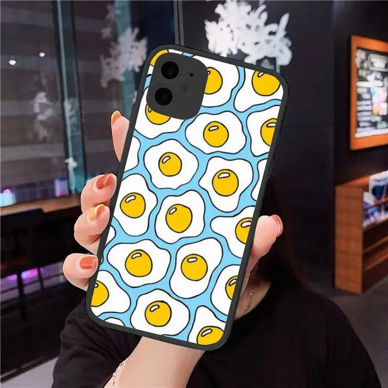 

Funny Egg Styles cut cartoon Phone Cases Matte Transparent for iPhone 7 8 11 12 s mini pro X XS XR MAX Plus Soft Silicone shell