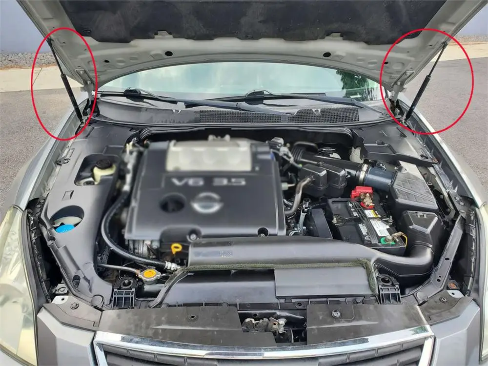 1 пара авто капот поддерживает удары газовые стойки для 2004-2008 Nissan Maxima Sedan для Nissan Teana J31 демпфер