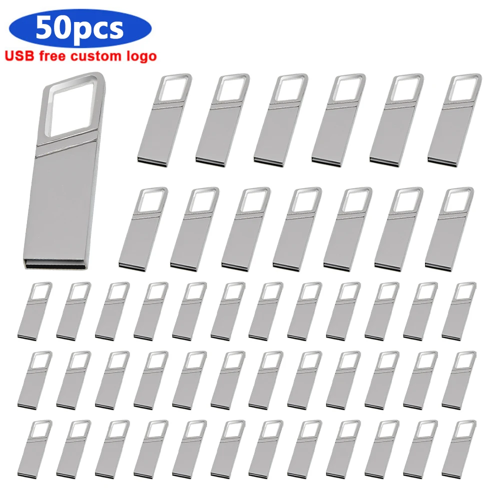 

Флеш-накопитель usb водонепроницаемый металлический, 64/32/16/8/4 ГБ, 50 шт.