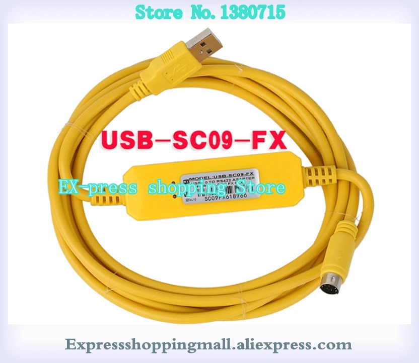 Usb кабель для программирования с Cd разъемом используется серии Fx Plc Fx0s Fx1s Fx3u Fx0n Fx1n