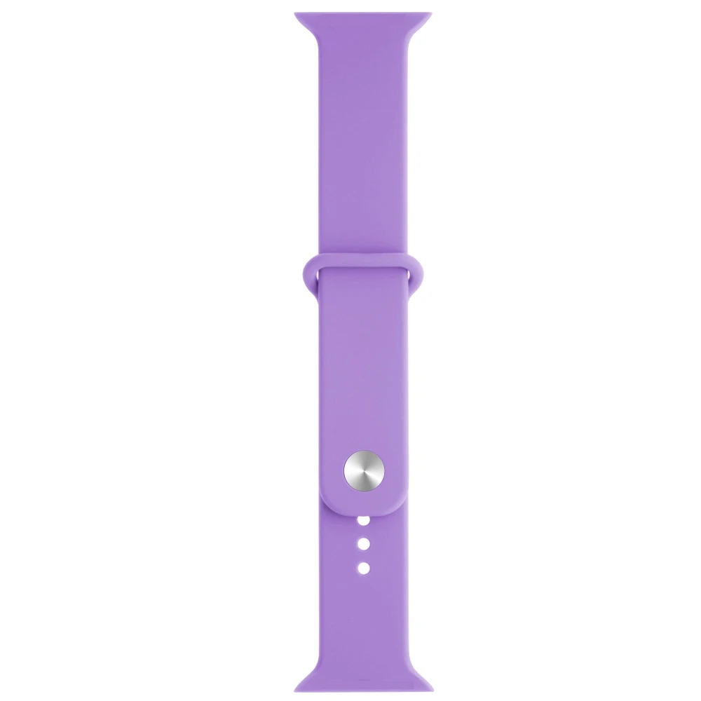 purple Ремешок для iwatch серии 4 40 мм 44 мм для Apple Watch серии 4 3 38 мм 42 мм мягкий силиконовый дышащий сменный спортивный ремешок - Цвет: purple