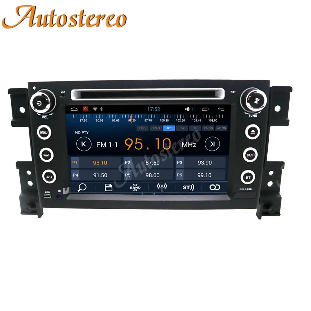 Магнитола для Suzuki Grand Vitara автомобильный dvd-плеер на основе Android-2005 2012 GPS-навигация