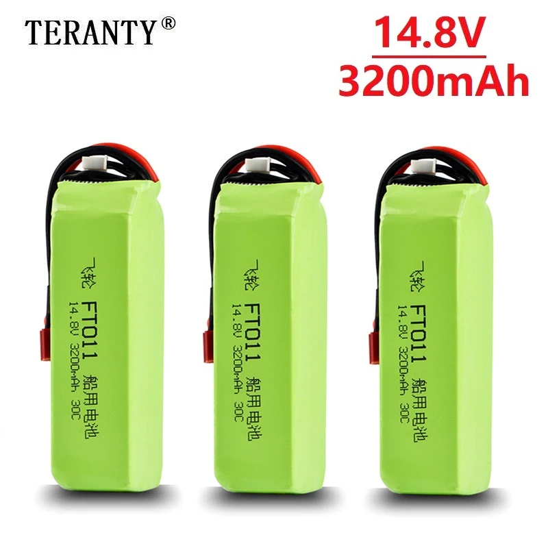 Аккумулятор Lipo для FT010 FT011 батарея 3200 мА/ч 14 8 в радиоуправляемых 4s 30C 803496 лодок