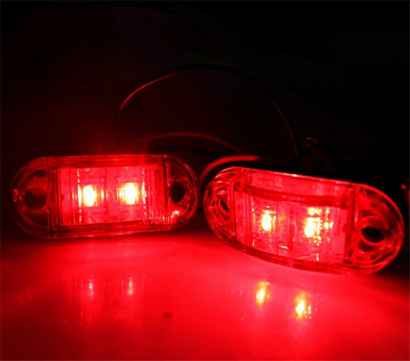 2Pcs 12V/24V Car Truck Trailer Piranha LED Side Marker Blinker Light Lamp Bulb Turn Signals Accessories hot sale | Автомобили и