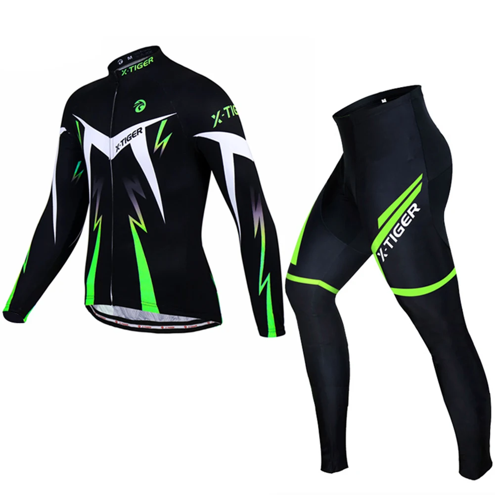 

Breathable Cycling Clothes Set Long Sleeve Summer Jersey Men Suit Outdoor Sportful Bike MTB Clothing