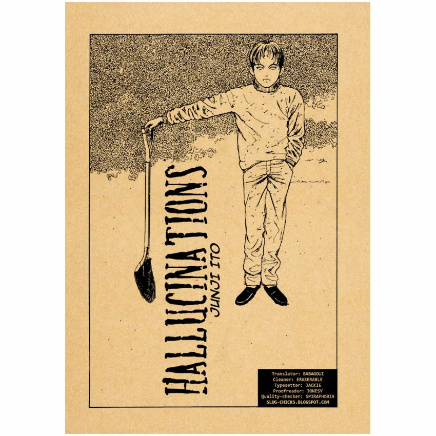 Настенные плакаты Junji Ito настенные бумажные аниме декор для спальни дома
