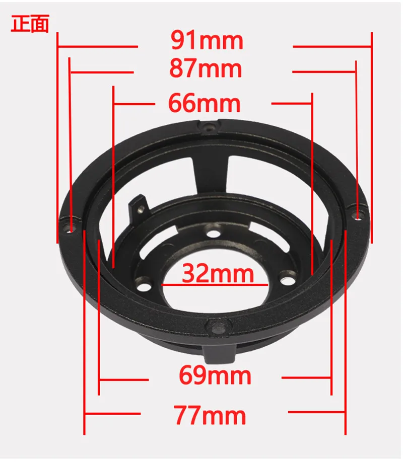 3 5 дюймовая алюминиевая рамка корзины для раковины аудиоколонка с рожком