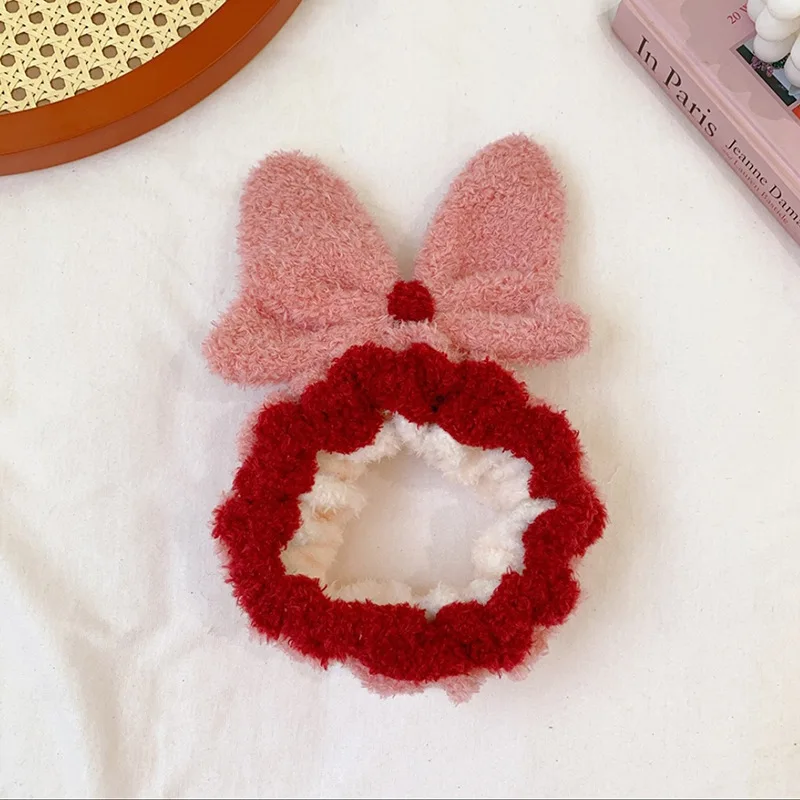 

Cute Kawaii Wash Face holder Big bow Hairband Oversize bow headband Coral Fleece soft Turban For Women Girl Hair Accessories