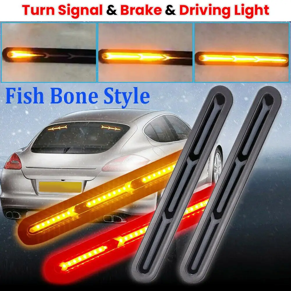 2шт 60LED RV трейлер грузовик стоп струящийся указатель поворота светильник