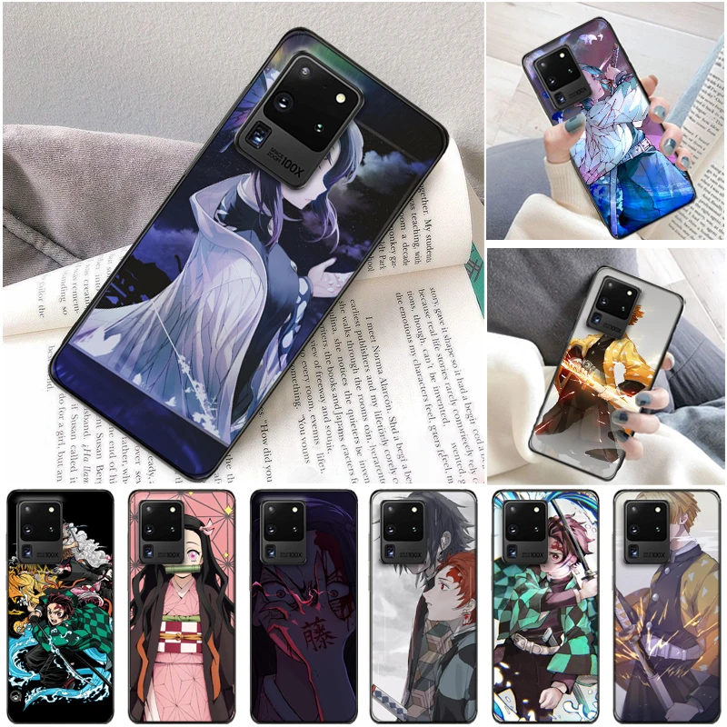 

Demon Slayer Kamado Tanjirou Kamado Nezuko Agatsuma Zenitsu Kimetsu No Yaiba Phone Case For Samsung Galaxy S20 Plus FE Coque