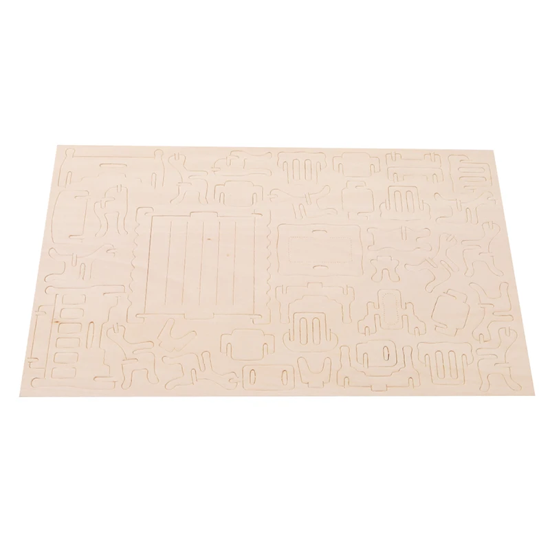 

New Hot Mini Wooden Puzzle DIY Building Model Toys for Children Gift 34 Pcs/Set Miniature 1:12 Dollhouse Furniture For Dolls
