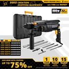 DEKO GJ181 220 в 30 мм 4 функции электрический молоток переменного тока BMC 5 шт. аксессуары Ударная дрель электрическая дрель