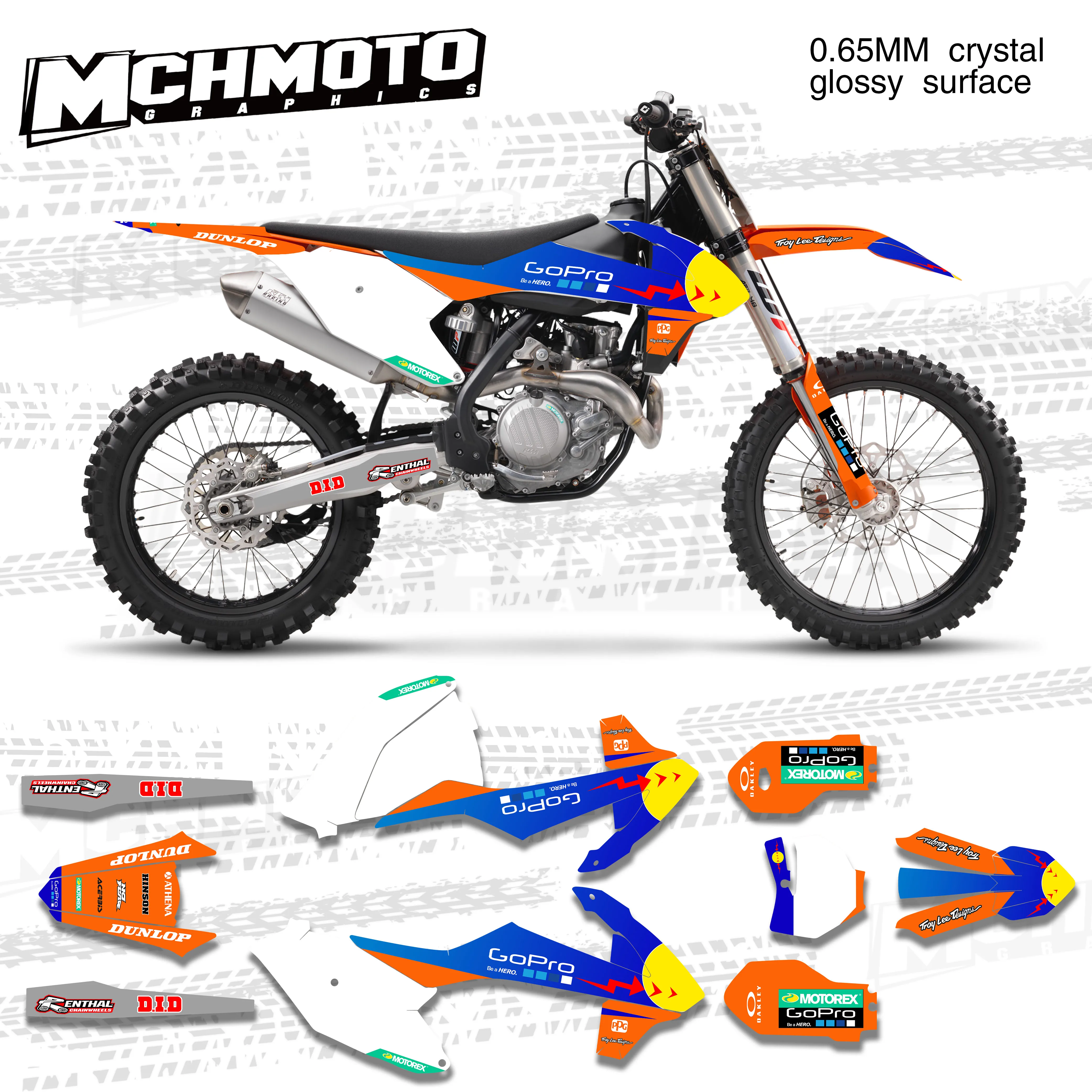 

MCHMFG Graphic Kit for KTM SX85 SX85 2018 2019 2020 Decals