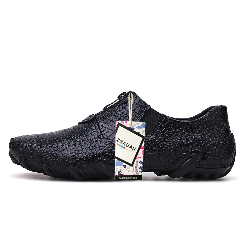 ZSAUAN ручной работы на молнии мужские лоферы из мягкой кожи Мужская повседневная